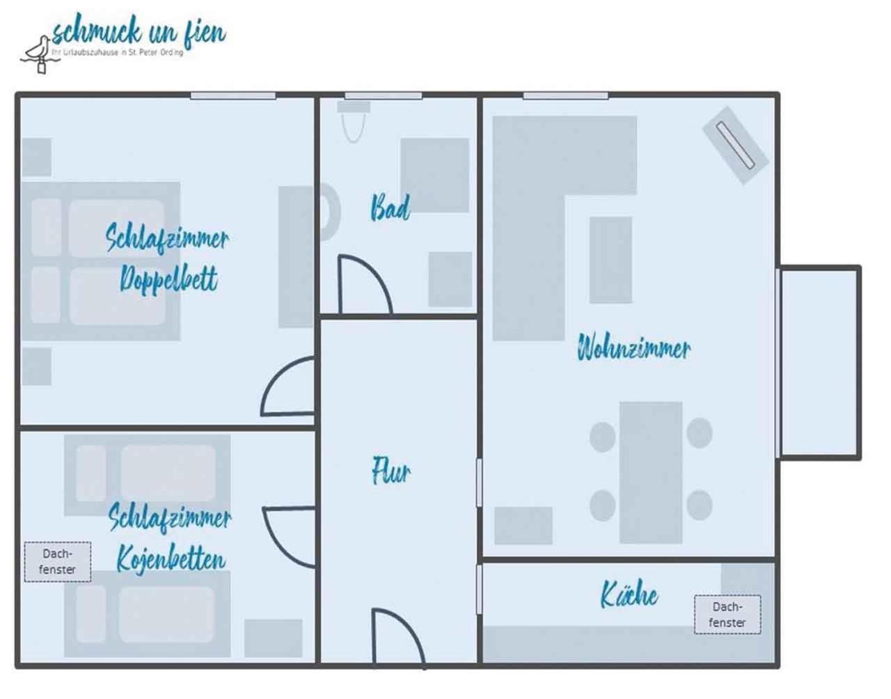 Schmuck Un Fien - Gemuetliches Urlaubszuhause Mit 2 Schlafzimmern Im Wunderschoenen Ortsteil Dorf Fuer Familien- Freunde- Und Paarurlaub Apartment Sankt Peter-Ording Exterior photo